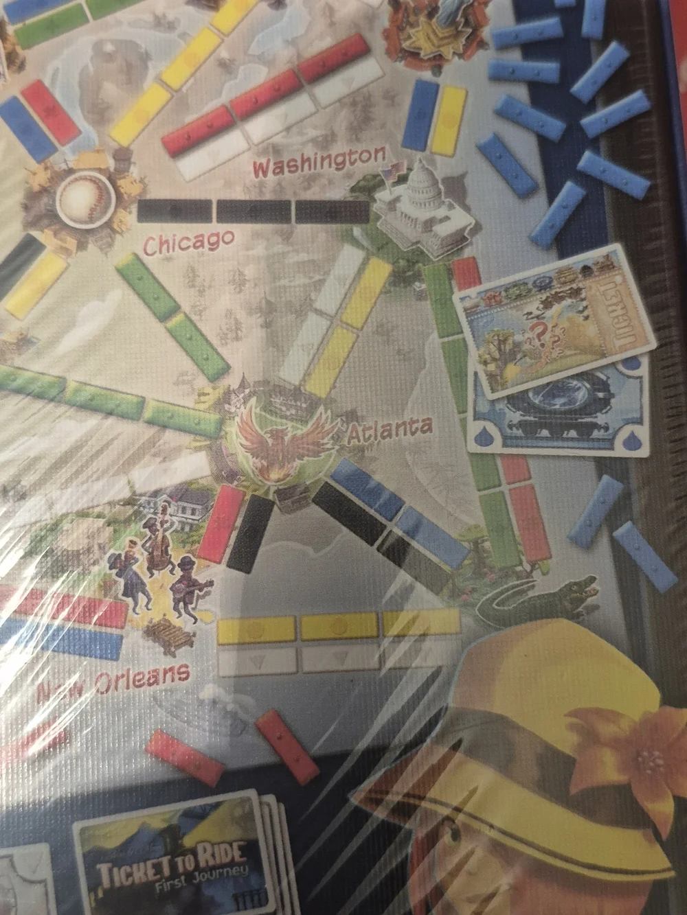 Ticket to Ride: First Journey Kids Board Game by Days of Wonder - Blue